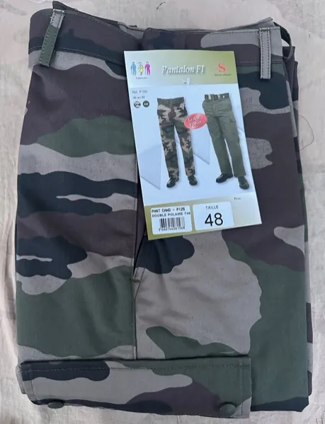 Treillis F1 camo centre Europe